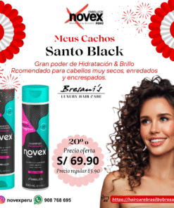  ​​​​Kit Novex Santo Black  – Shampoo + Acondicionador 