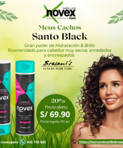  ​​​​Kit Novex Santo Black  – Shampoo + Acondicionador 